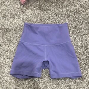 Lululemon Athletica Purple High-Waisted Bike Shorts